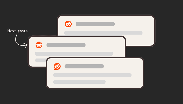Get relevant Reddit posts